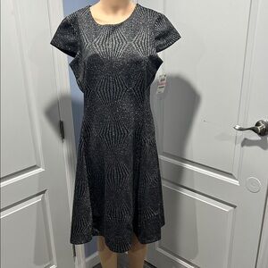 Alfani Shimmering Black Mini Dress